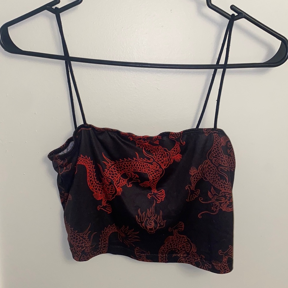 Size M Shein Dragon Tank Top